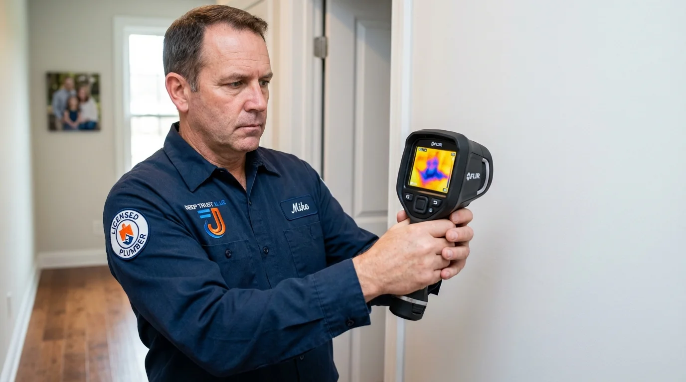 Thermal imaging leak detection by Johns Plumbing LLC in Pico Rivera