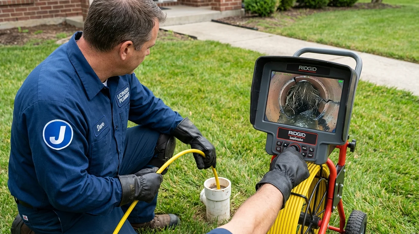 Sewer camera inspection being performed by Johns Plumbing LLC in Pico Rivera